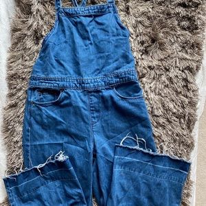 3/4 Length Overalls with Flair legs